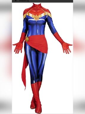 NWOT Captain Marvel Bodysuit